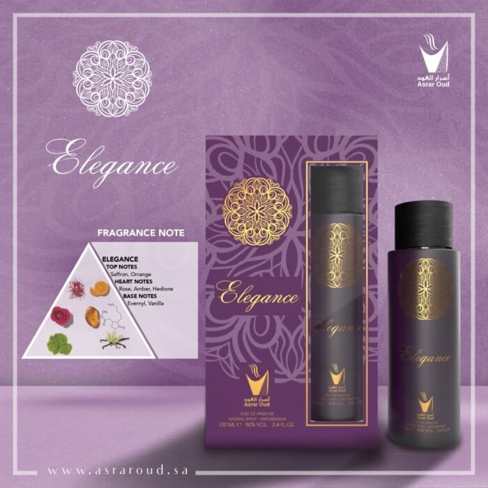 تركيب عطر اليجنس للجنسين elegance برائحة فريدة 100 مل