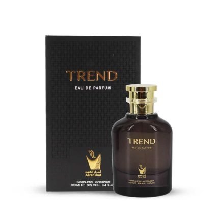 علبة استمتع بتجربة الأناقة والجاذبية مع عطر تريند من أسرار العود، حيث تتلاقى المكونات الفاخرة لتخلق لك تجربة فريدة تعكس أناقتك وأنوثتك